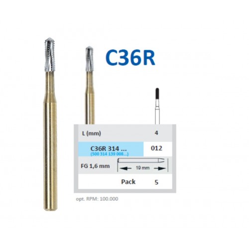 Freze de taiat coroane, ablatie, C36R HORICO